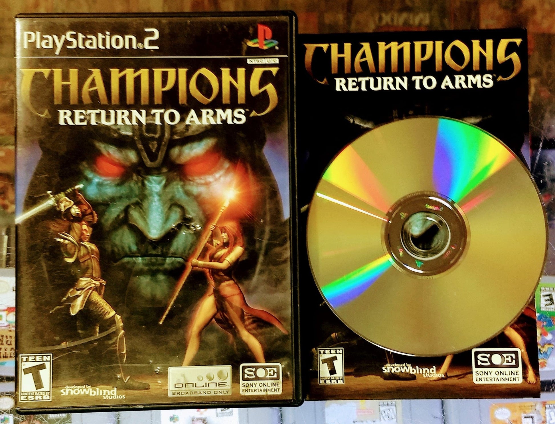 CHAMPIONS RETURN TO ARMS (PLAYSTATION 2 PS2)