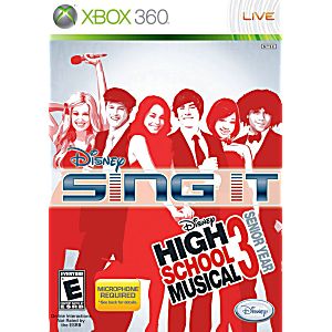 DISNEY SING IT: HIGH SCHOOL MUSICAL 3 SENIOR YEAR (XBOX 360 X360) - jeux video game-x