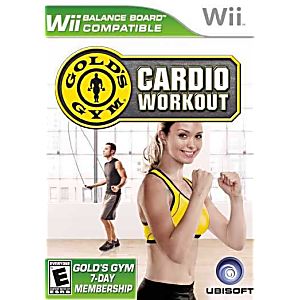 GOLD'S GYM CARDIO WORKOUT NINTENDO WII - jeux video game-x