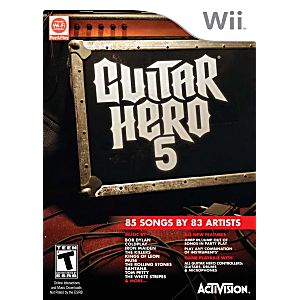 GUITAR HERO 5 NINTENDO WII - jeux video game-x