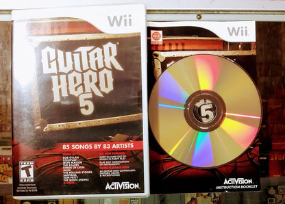 GUITAR HERO 5 NINTENDO WII - jeux video game-x