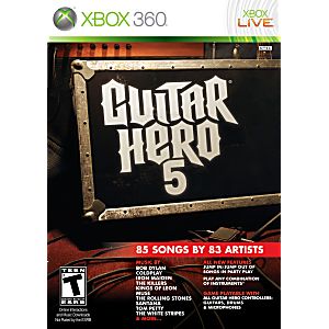 GUITAR HERO 5 (XBOX 360 X360) - jeux video game-x
