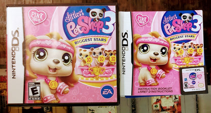 LITTLEST PET SHOP 3 BIGGEST STARS PINK TEAM (NINTENDO DS) - jeux video game-x