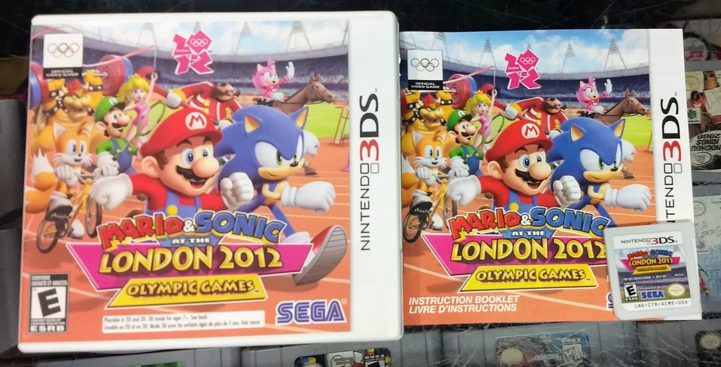 MARIO & SONIC AT THE LONDON 2012 OLYMPIC GAMES (NINTENDO 3DS) - jeux video game-x