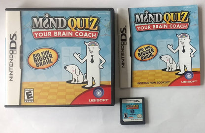 MIND QUIZ YOUR BRAIN COACH NINTENDO DS - jeux video game-x