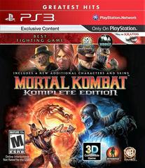 MORTAL KOMBAT KOMPLETE EDITION GREATEST HITS (PLAYSTATION 3 PS3) - jeux video game-x