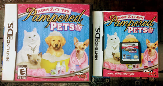 PAWS AND CLAWS PAMPERED PETS (NINTENDO DS) - jeux video game-x