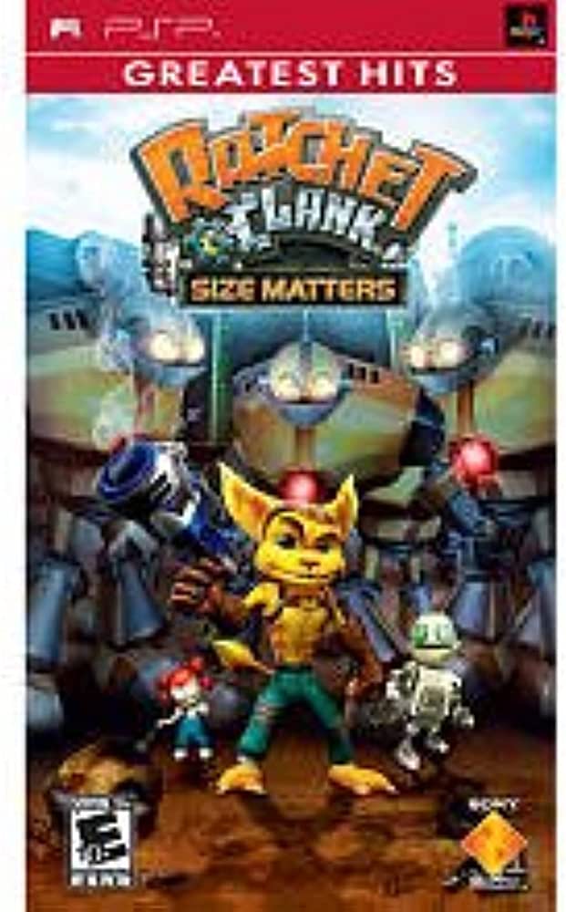 RATCHET AND CLANK SIZE MATTERS GREATEST HITS (PLAYSTATION PORTABLE PSP) - jeux video game-x