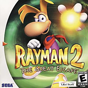 RAYMAN 2 THE GREAT ESCAPE (SEGA DREAMCAST DC) - jeux video game-x