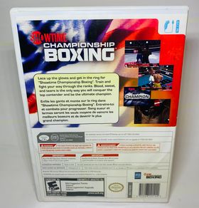 SHOWTIME CHAMPIONSHIP BOXING NINTENDO WII - jeux video game-x