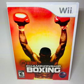 SHOWTIME CHAMPIONSHIP BOXING NINTENDO WII - jeux video game-x