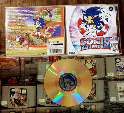 SONIC ADVENTURE (SEGA DREAMCAST DC) - jeux video game-x