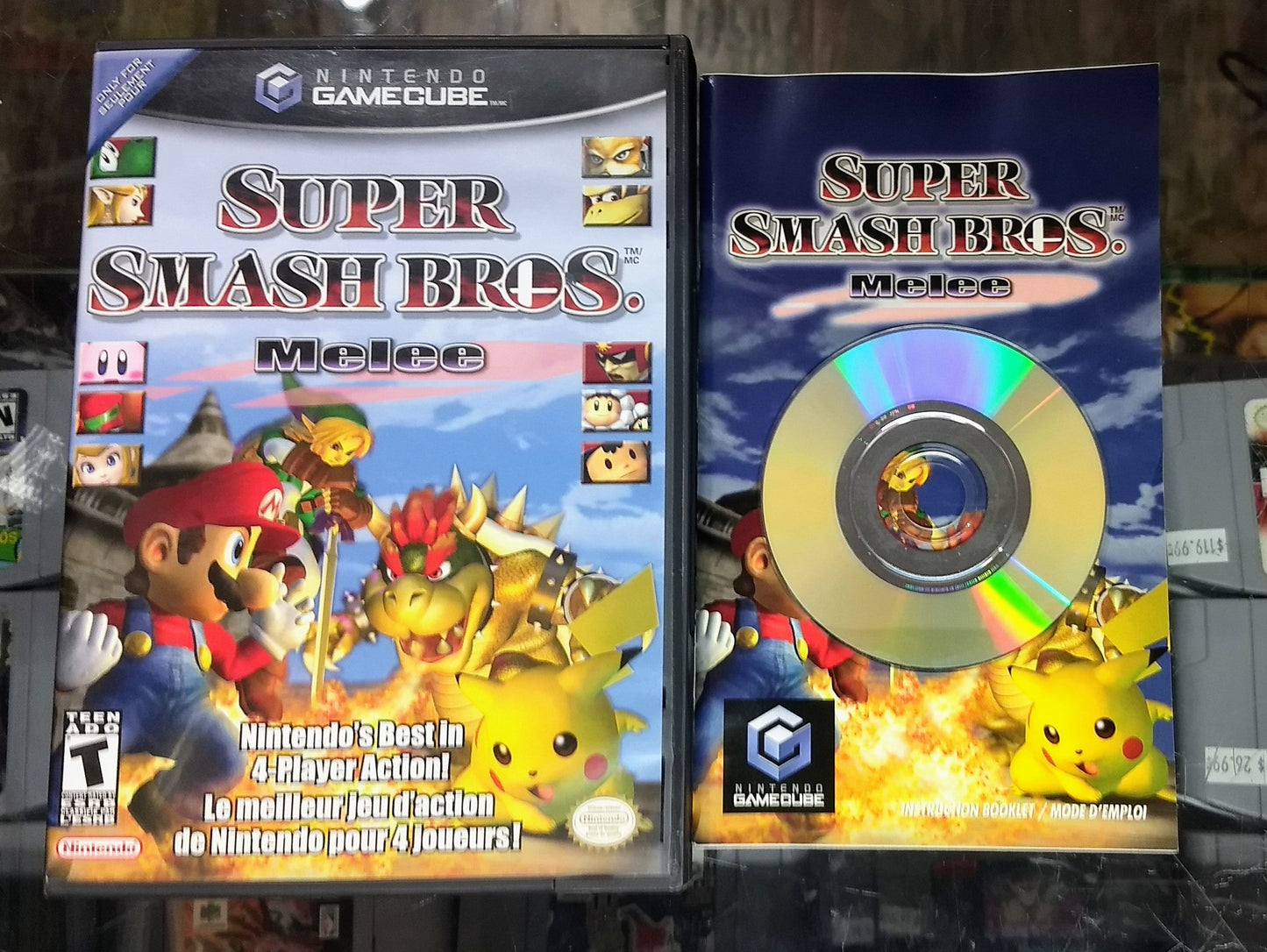 SUPER SMASH BROS. MELEE SSBM NINTENDO GAMECUBE NGC - jeux video game-x