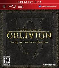 THE ELDER SCROLLS IV 4 : OBLIVION GAME OF THE YEAR GOTY GREATEST HITS (PLAYSTATION 3 PS3) - jeux video game-x