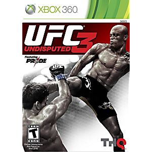UFC UNDISPUTED 3 (XBOX 360 X360) - jeux video game-x