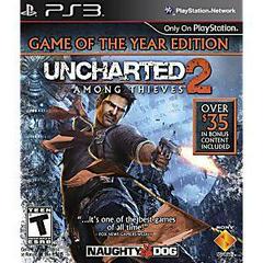 UNCHARTED 2 AMONG THIEVES GAME OF THE YEAR GOTY PLAYSTATION 3 PS3 - jeux video game-x