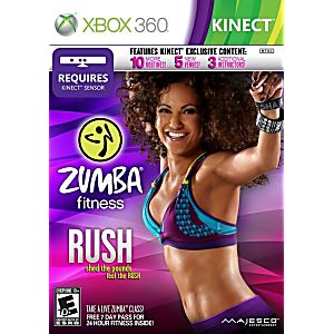 ZUMBA FITNESS RUSH (XBOX 360 X360) - jeux video game-x