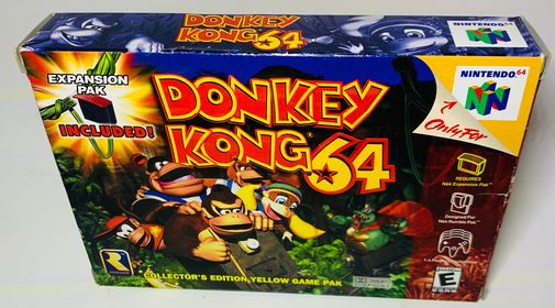 DONKEY KONG 64 EN BOITE NINTENDO 64 N64 - jeux video game-x