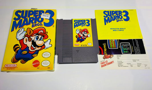 SUPER MARIO BROS 3 EN BOITE NINTENDO NES - jeux video game-x