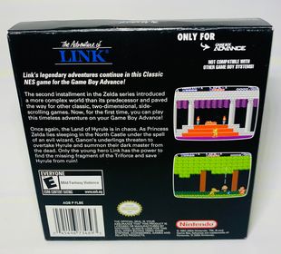 THE LEGEND OF ZELDA II 2 THE ADVENTURE OF LINK CLASSIC NES SERIES EN BOITE GAME BOY ADVANCE GBA - jeux video game-x