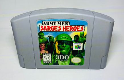 ARMY MEN SARGE'S HEROES NINTENDO 64 N64 - jeux video game-x