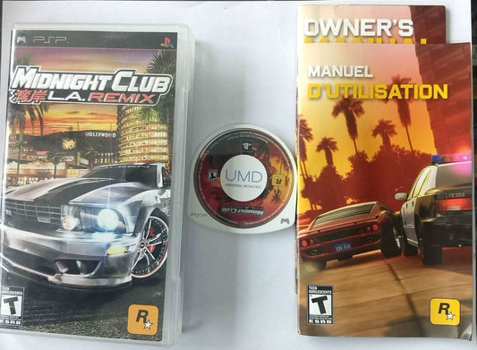 MIDNIGHT CLUB LA REMIX (PLAYSTATION PORTABLE PSP) - jeux video game-x