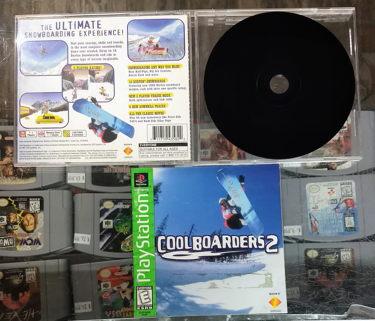 COOL BOARDERS 2 GREATEST HITS (PLAYSTATION PS1) - jeux video game-x