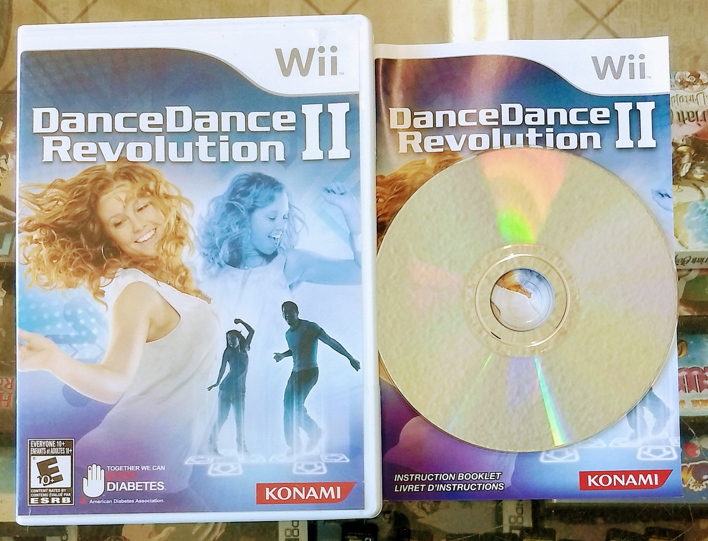 DANCE DANCE REVOLUTION DDR II 2 NINTENDO WII - jeux video game-x