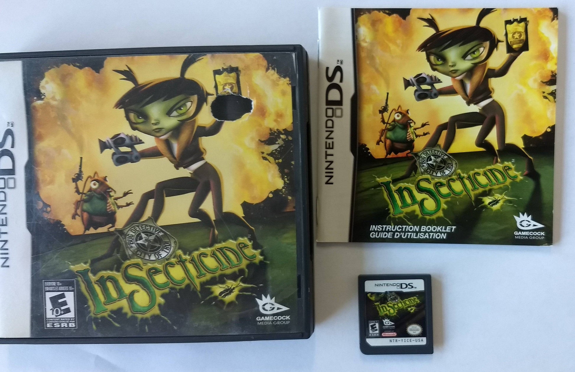 INSECTICIDE NINTENDO DS - jeux video game-x