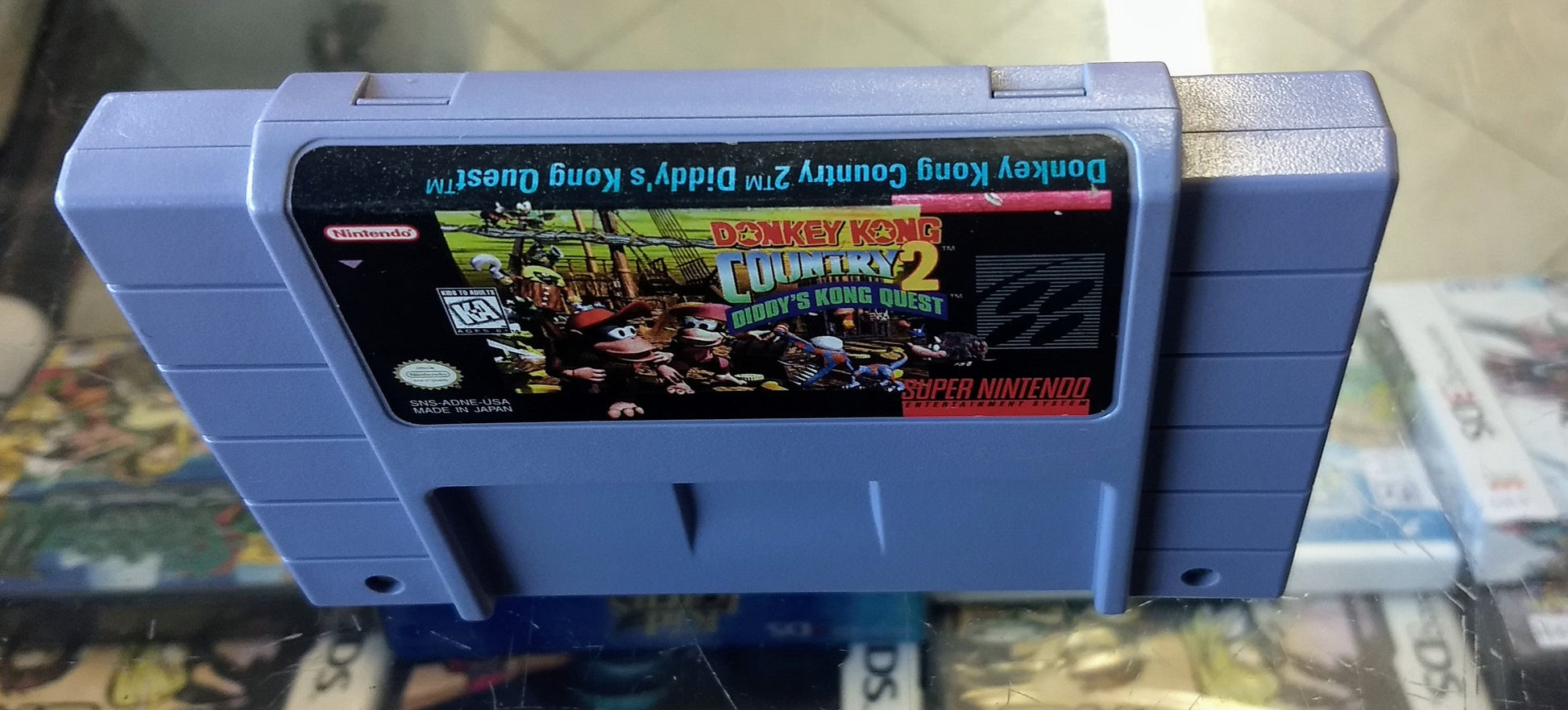 DONKEY KONG COUNTRY DKC 2 SUPER NINTENDO SNES - jeux video game-x
