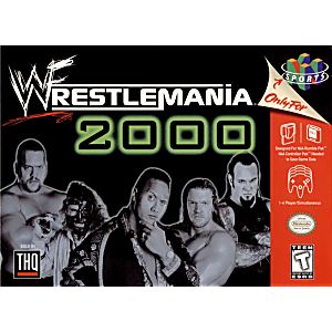 WWF WRESTLEMANIA 2000 EN BOITE (NINTENDO 64 N64) - jeux video game-x