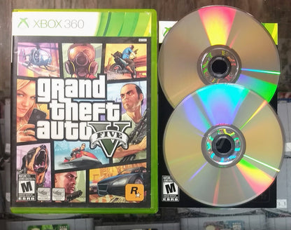 GRAND THEFT AUTO V GTA 5 XBOX 360 X360 - jeux video game-x