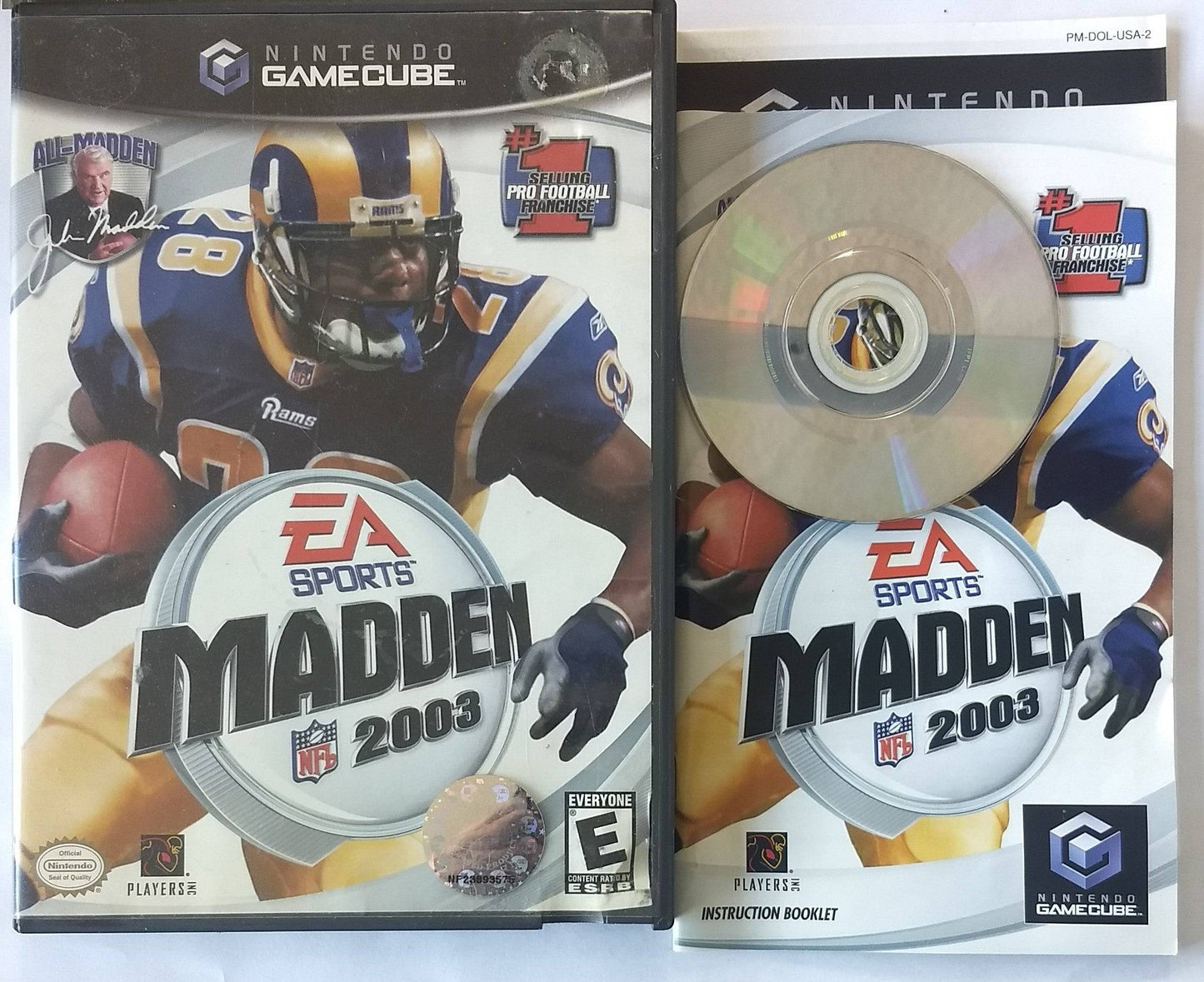 MADDEN NFL 2003 (NINTENDO GAMECUBE NGC) - jeux video game-x