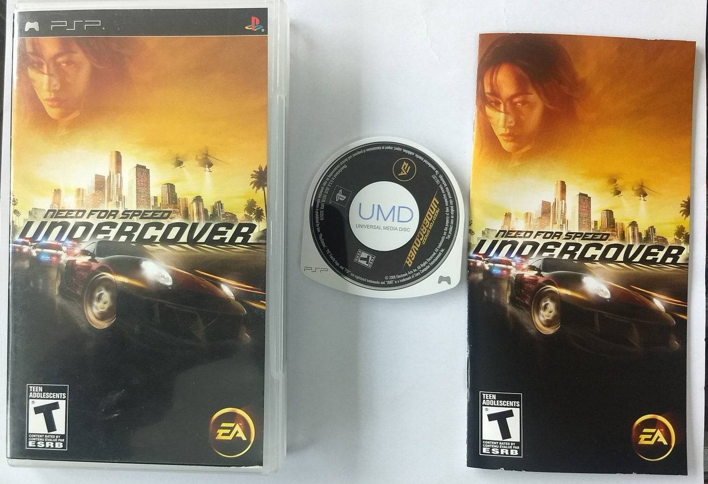 NEED FOR SPEED NFS UNDERCOVER (PLAYSTATION PORTABLE PSP) - jeux video game-x