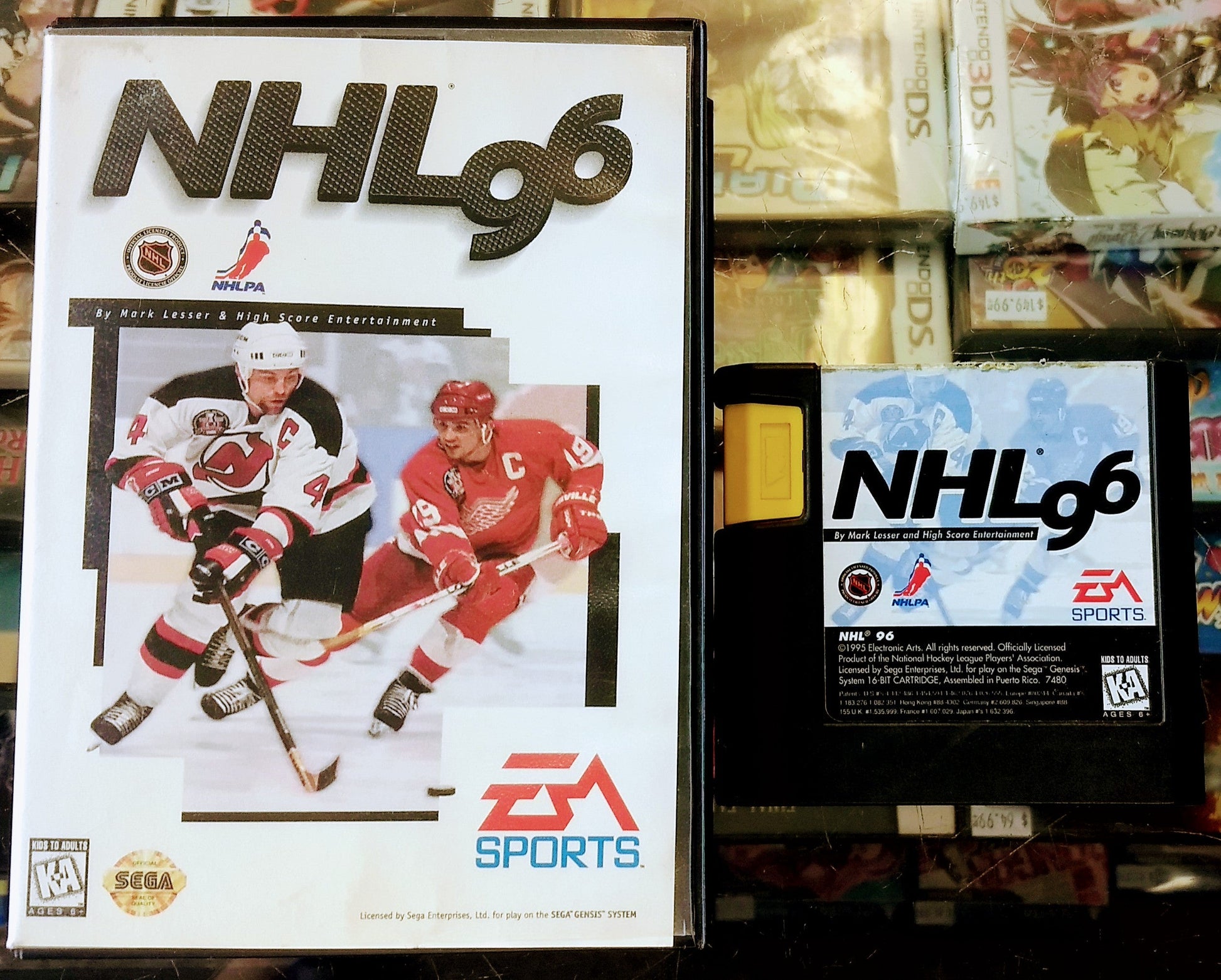 NHL 96 SEGA GENESIS SG - jeux video game-x