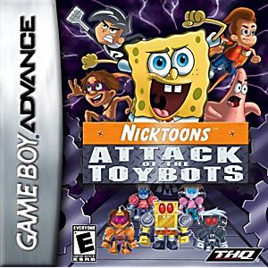 NICKTOONS ATTACK OF THE TOYBOTS (GAME BOY ADVANCE GBA) - jeux video game-x