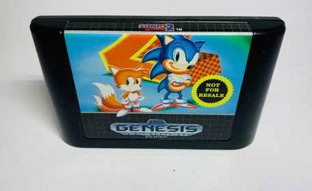 SONIC THE HEDGEHOG 2 NOT FOR RESALE NFR SEGA GENESIS SG - jeux video game-x