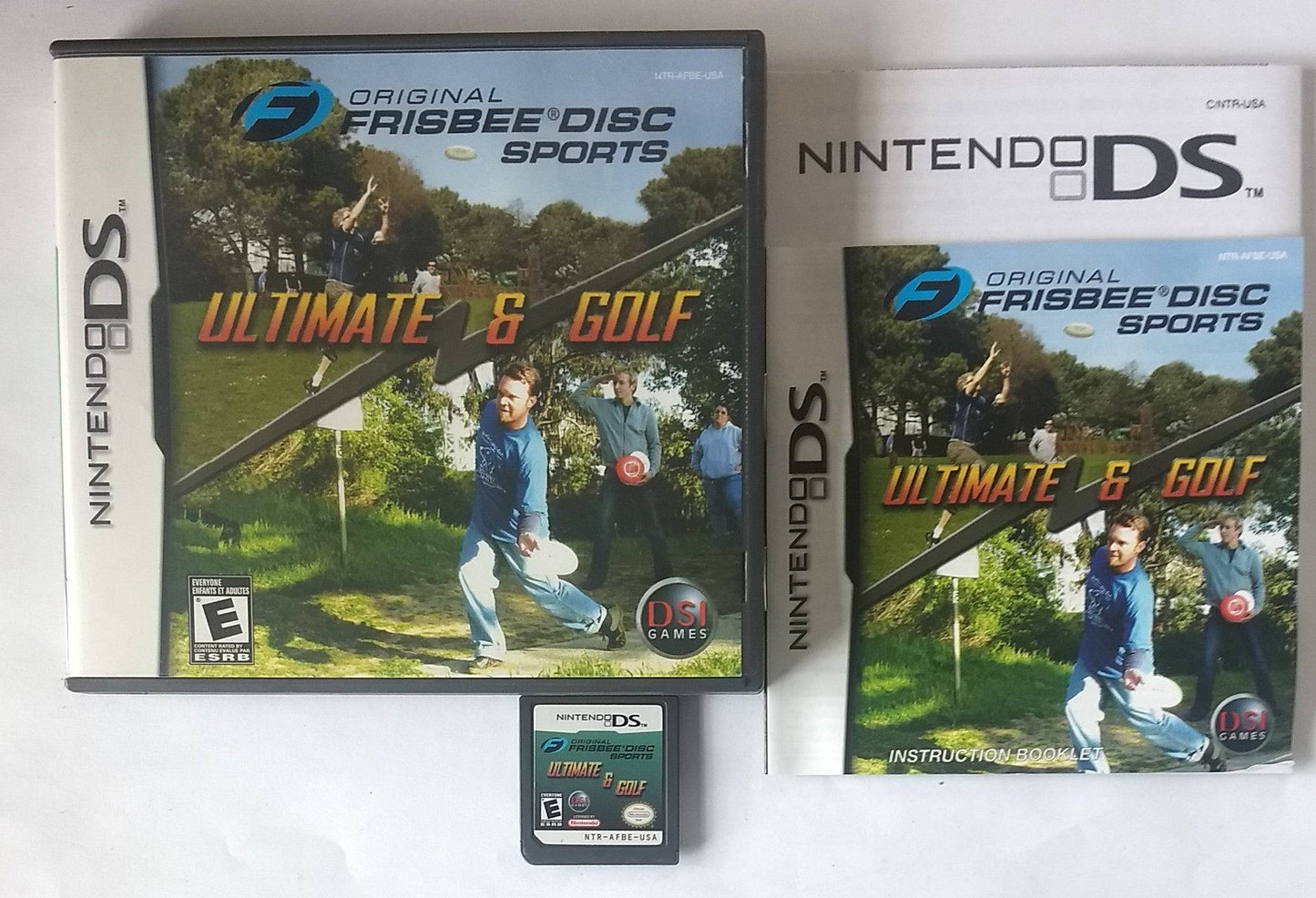 ORIGINAL FRISBEE DISC SPORTS: ULTIMATE & GOLF NINTENDO DS - jeux video game-x