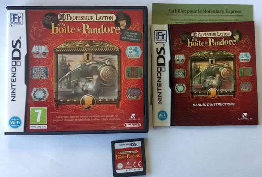 PROFESSEUR LAYTON ET LA BOITE DE PANDORE PAL IMPORT JDS - jeux video game-x