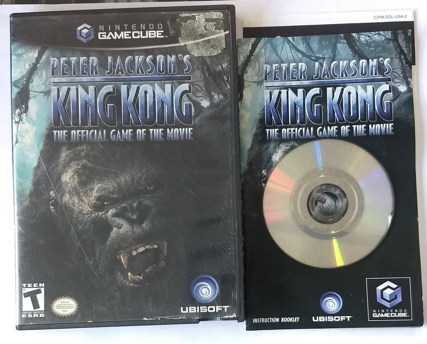 PETER JACKSON'S KING KONG THE OFFICIAL GAME OF THE MOVIE (NINTENDO GAMECUBE NGC) - jeux video game-x