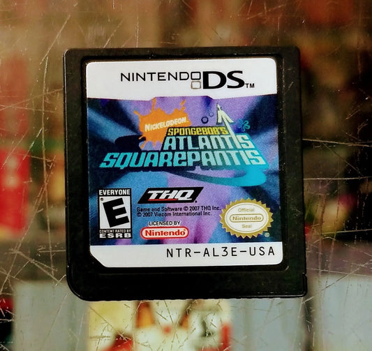 SPONGEBOB ATLANTIS SQUAREPANTS NINTENDO DS - jeux video game-x