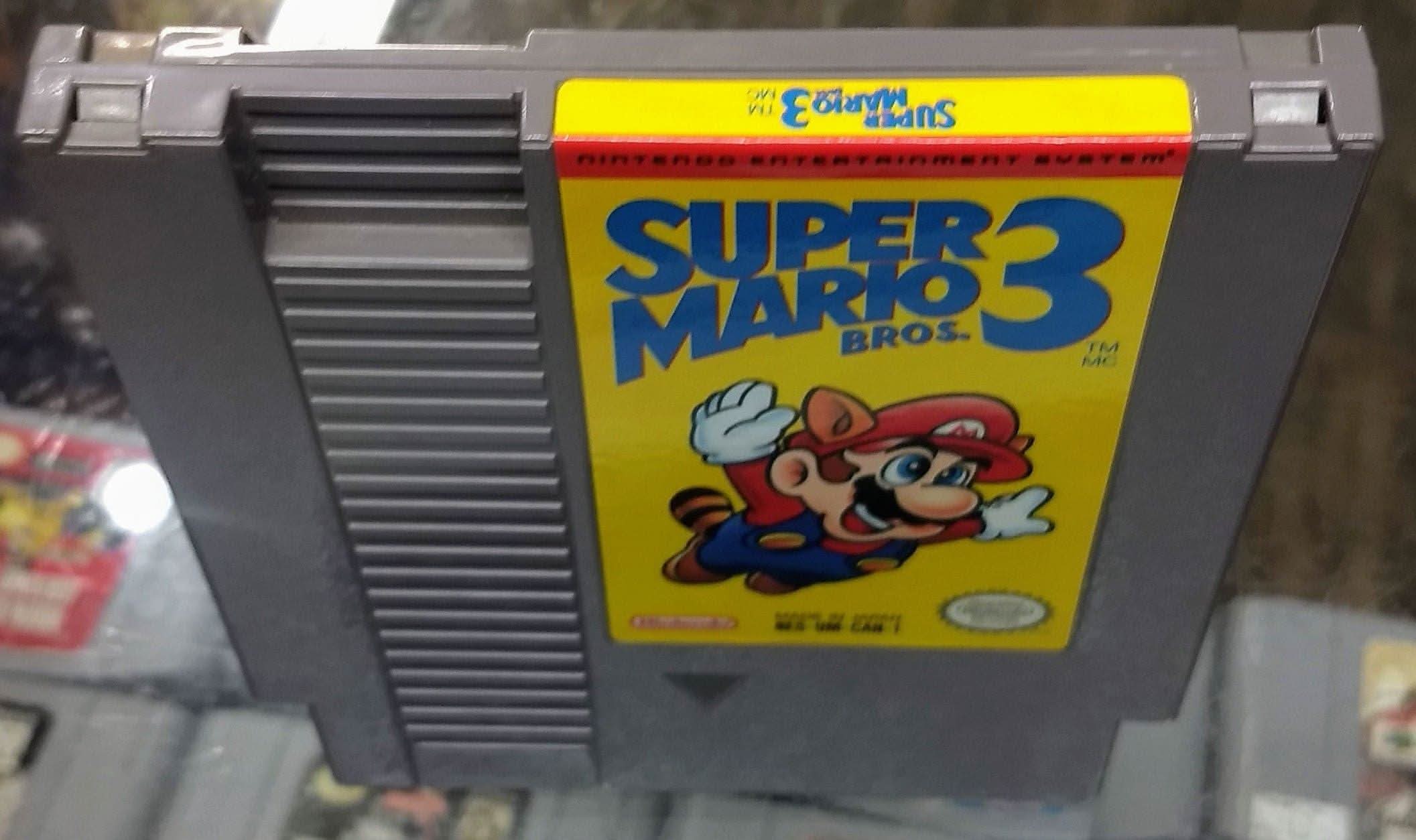 SUPER MARIO BROS 3 CAN VARIANT RED LABEL NINTENDO NES | jeux video game-x