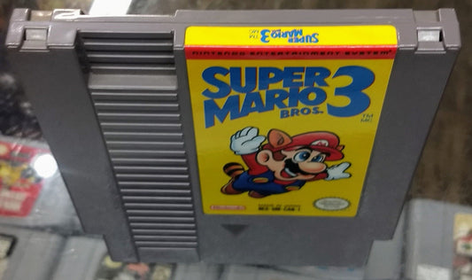 SUPER MARIO BROS 3 CAN VARIANT RED LABEL NINTENDO NES - jeux video game-x