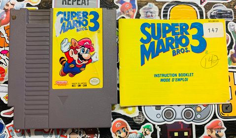 SUPER MARIO BROS 3 NINTENDO NES - jeux video game-x