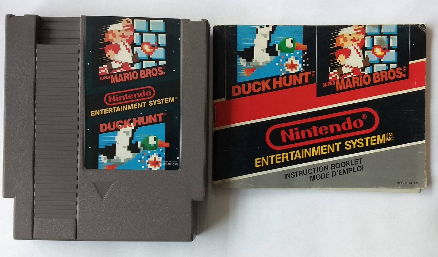 SUPER MARIO BROTHERS/DUCK HUNT NINTENDO NES - jeux video game-x