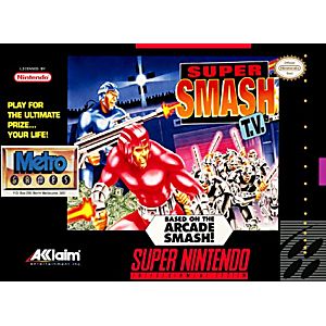 SUPER SMASH TV (SUPER NINTENDO SNES) - jeux video game-x