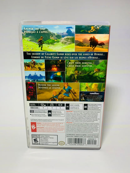 THE LEGEND OF ZELDA BREATH OF THE WILD BOTW NINTENDO SWITCH - jeux video game-x