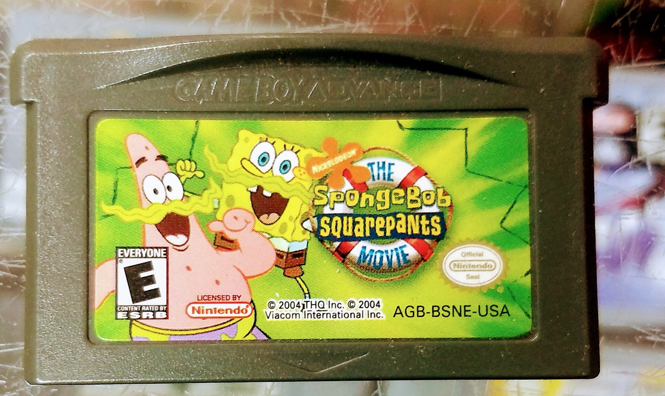 THE SPONGEBOB SQUAREPANTS MOVIE (GAME BOY ADVANCE GBA)