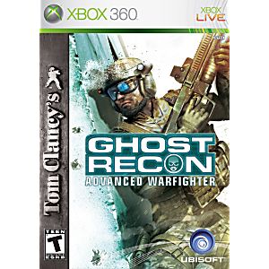TOM CLANCY'S GHOST RECON ADVANCED WARFIGHTER XBOX 360 X360 - jeux video game-x
