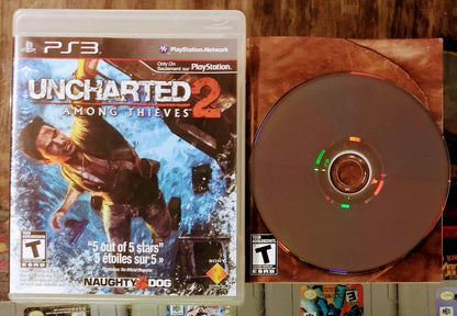 UNCHARTED 2 AMONG THIEVES (PLAYSTATION 3 PS3) - jeux video game-x